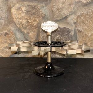 Vintage Universal Office Rubber Stamp Holder Carousel Revolving Rack. USA